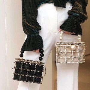 NWT ROSANTICA Crystal-Embellished bag